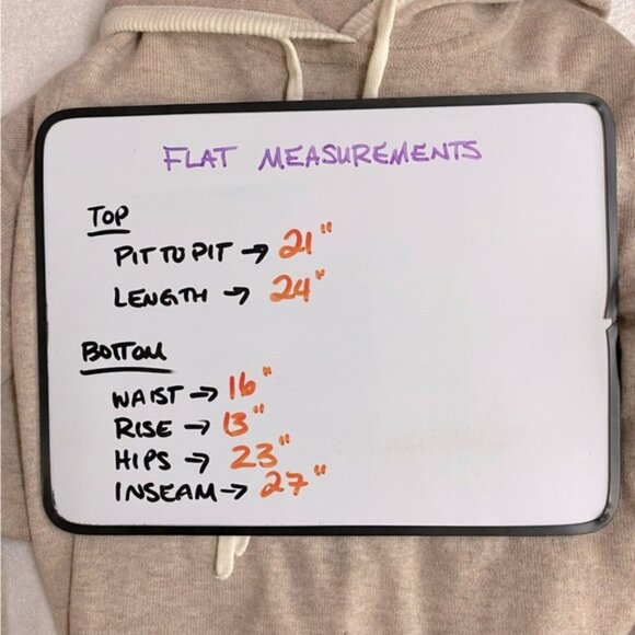 SOLD-Summersalt Beige Wool Cashmere Blend Jogger Hoodie Loungewear Set S/M - Picture 6 of 16